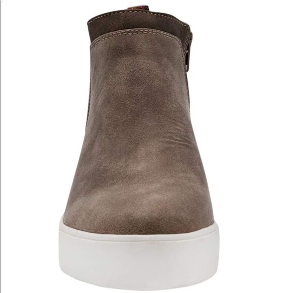 Sugar Wedge Sneakers sz 6 Casual Zip Sides NEW #G290 - Picture 4 of 6